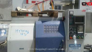 تراش سی ان سی دو محور Hawacheon hi eco 10 ساخت کره جنوبی